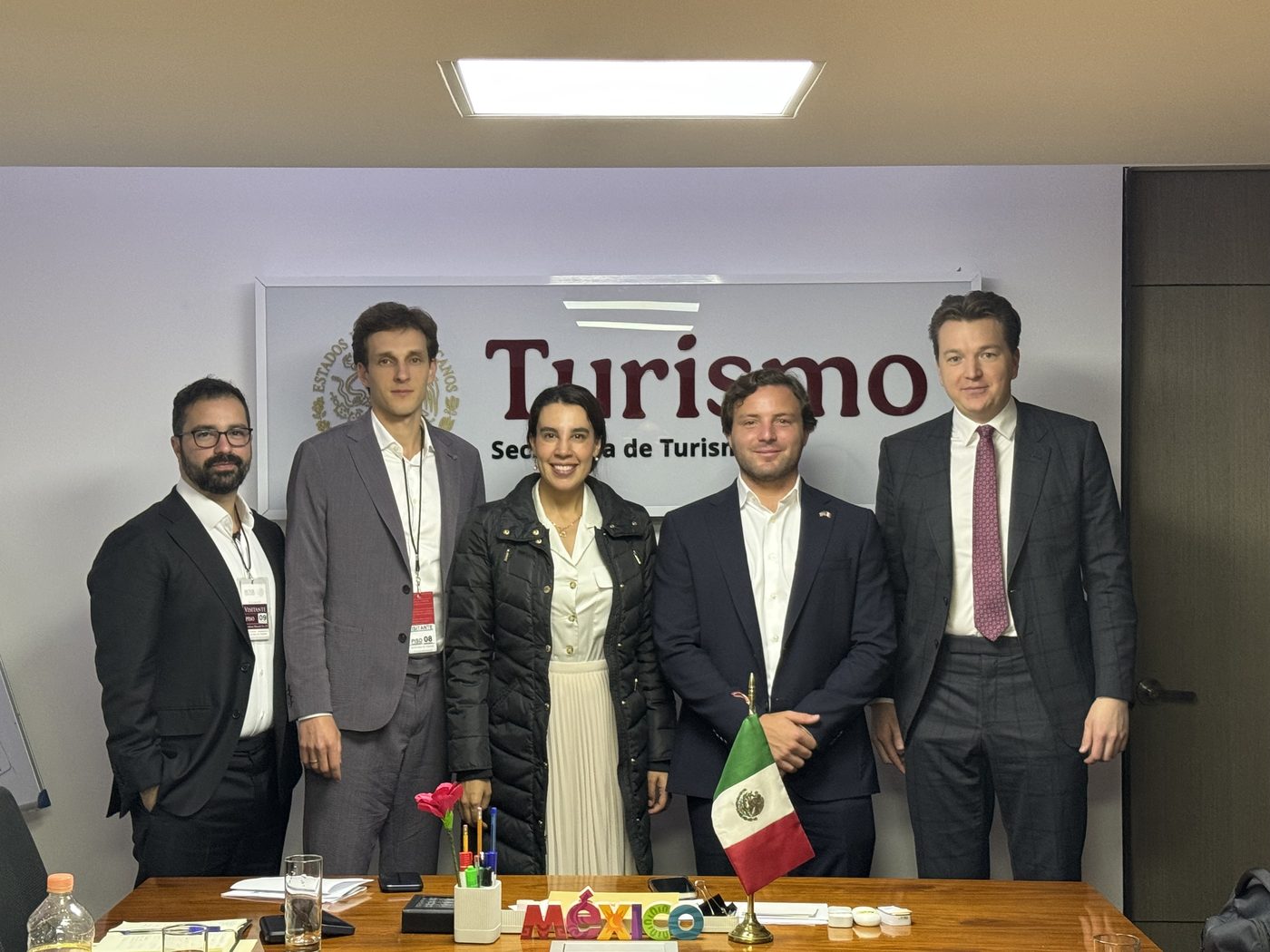 Max Murciano with Mexico's Secretary of Tourism at the Secretaría de Turismo